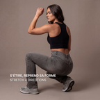 Jean Flare  | Taille Haute - Gris