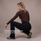 Jean Flare  | Taille Haute - Noir